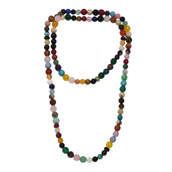 Multi Edelstein Halskette, 36 cm - 500 ct. image number 3