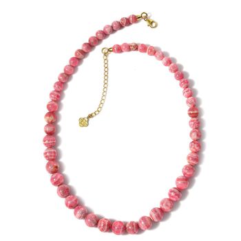 Rhodochrosit Halskette, 45 cm - 340 ct.