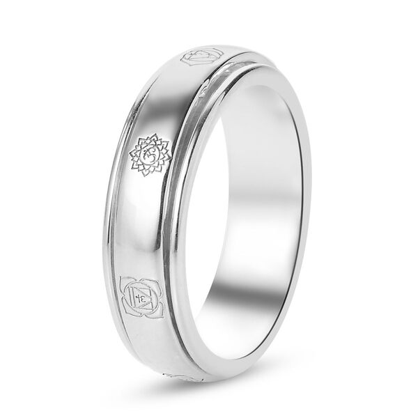 7 Chakra Anti-Stress Spinning Ring image number 5