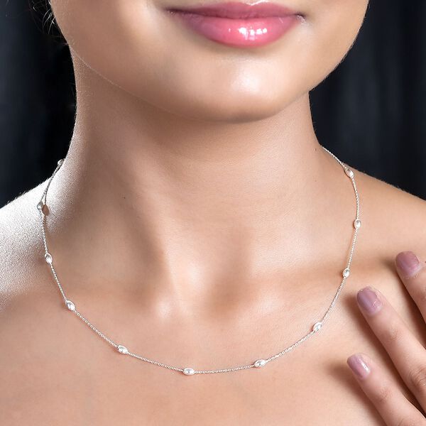 925 Silber Halskette, ca. 45 cm image number 2