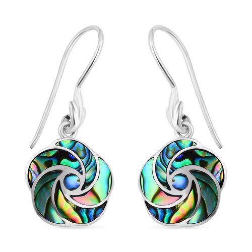 Royal Bali Kollektion- Abalone Muschel Rosen Ohrringe image number 0