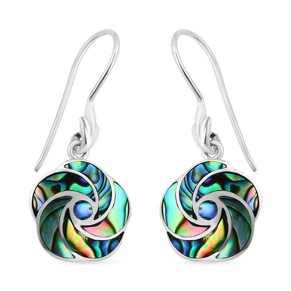 Royal Bali Kollektion- Abalone Muschel Rosen Ohrringe