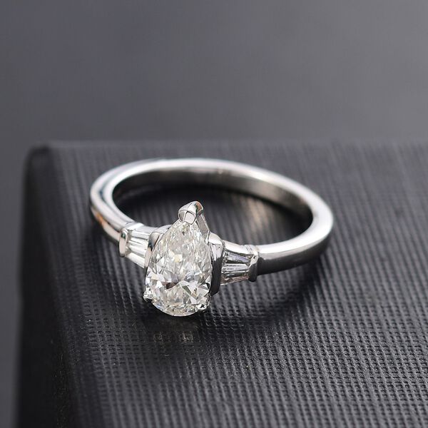 LUXURIANT IGI zertifizierter VS-EF Labor Diamant Ring - 1 ct. image number 1