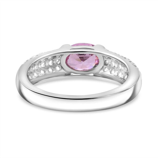 Lustro Stella rosa und weißer Zirkonia Ring image number 5