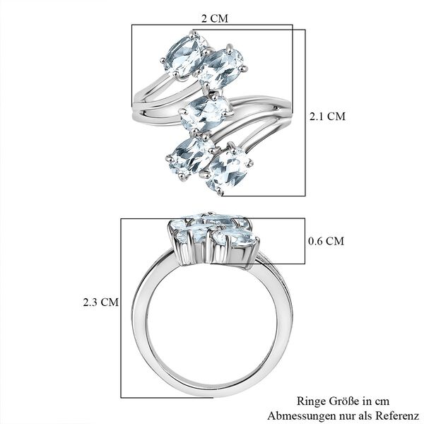 Himmelblauer Topas-Ring - 2,74 ct. image number 7
