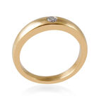 ILIANA Diamant zertifiziert SI G-H Solitär Ring 750 Gelbgold image number 4