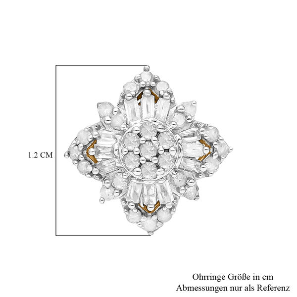 Wei&szlig;e Diamant-Ohrringe - 0,50 ct. image number 5