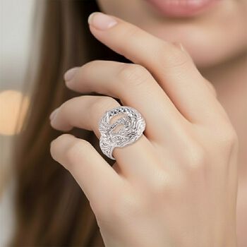 925 Silber Ring (Gr&ouml;&szlig;e 20.00) ca. 5,27g