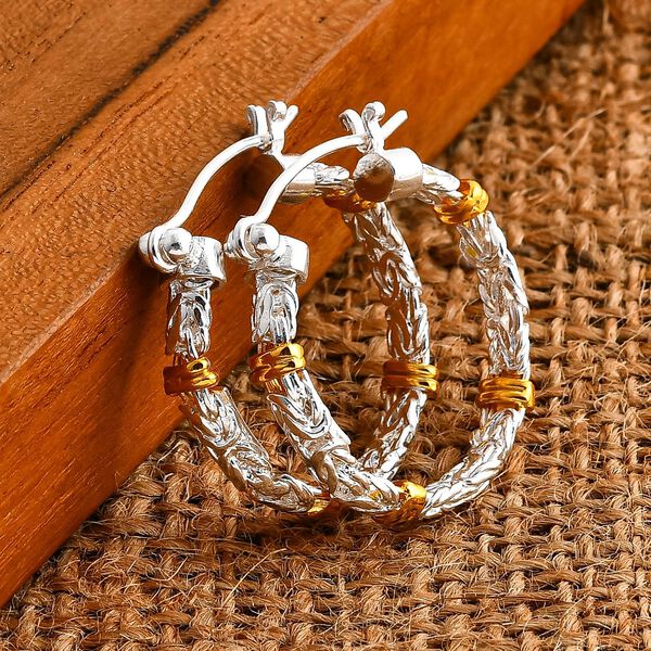 D'Joy Royal Bali - Zweifarbige Borobudur Ohrringe image number 1