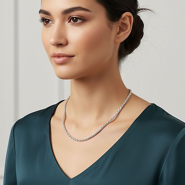 Royal Bali - Padian Halskette ca. 90 cm, 925 Silber ca. 30,23g image number 2