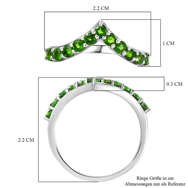 D'Joy nat&uuml;rlicher Chromdiopsid Ring - 0,88 ct. image number 7
