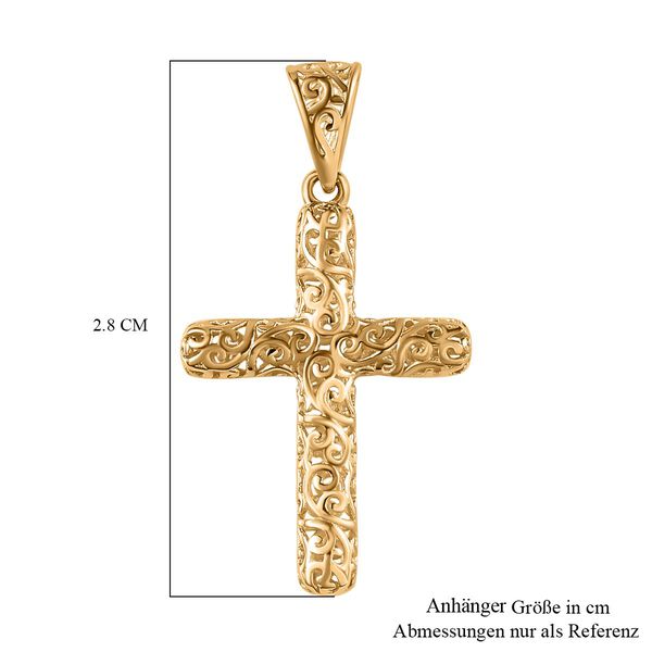 Kreuz-Anh&auml;nger in 375 Gold image number 5