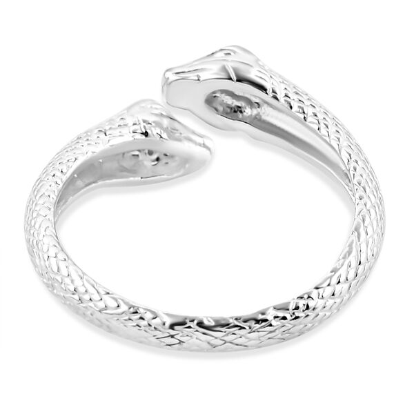 Royal Bali Kollektion - Bypass Ring in 925 Silber image number 4