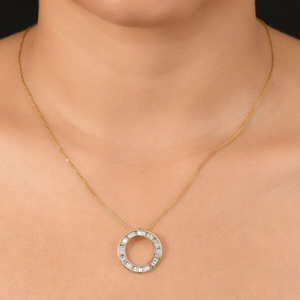 LUXURIANT IGI zertifizierter VS-EF Labor Diamant Anhänger in 585 Gold - 1 ct. image number 2
