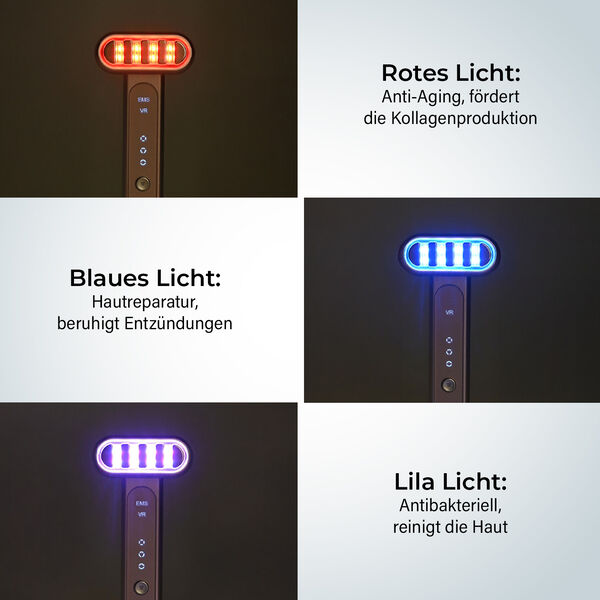 BEAUTECH Gesichts- und Augenmassageger&auml;t 360-Grad mit EMS-Technologie image number 2