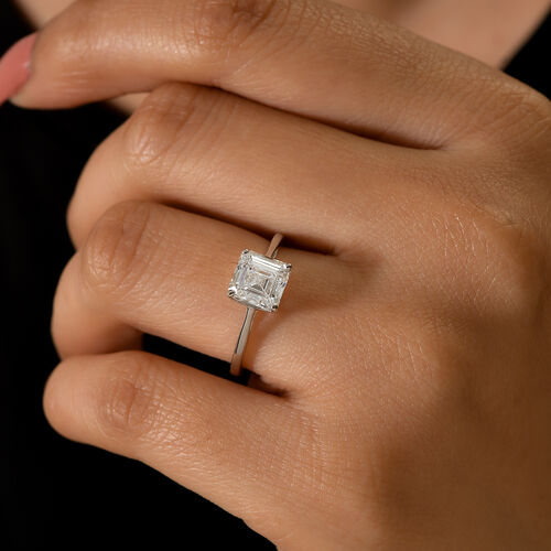 LUXURIANT DIAMOND- VS-EF Labor Diamant Ring in 950 Platin - 2 ct. image number 2