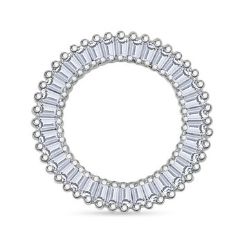 VS Diamant Lebenskreis Anh&auml;nger in 950 Platin - 0,35 ct.