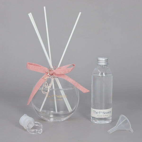 The 5th Season - Parf&uuml;mflasche mit Rosenquarz Edelsteinen, Gr&ouml;&szlig;e 9,5x3,5x14 cm, Rosa, 100ml image number 3