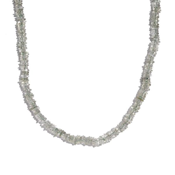 Gr&uuml;ne Amethyst 50cm Halskette- 137 ct. image number 0