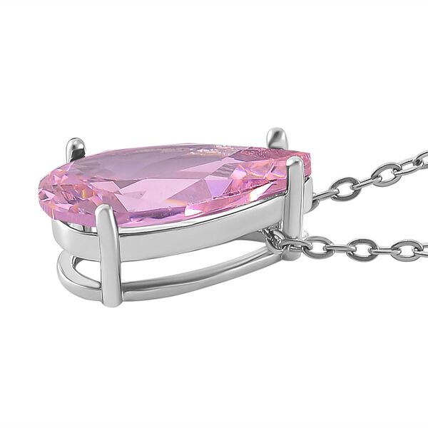 Rosa Zirkonia Schmuckset Messing image number 4