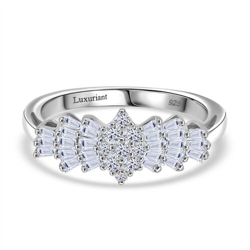 LUXURIANT DIAMOUND - Lab Grown Diamant SI-GH Ring 925 Silber rhodiniert (Größe 16.00) ca. 0.50 ct image number 0