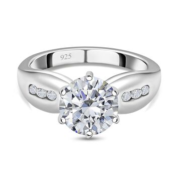 EF Moissanit Ring- 1,90 ct.