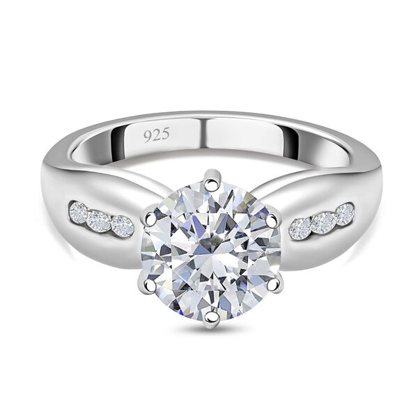 EF Moissanit Ring- 1,90 ct.