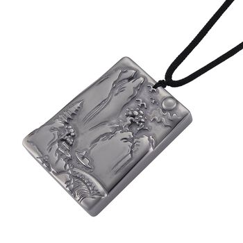 Terahertz Landschaft Halskette, ca. 71 cm, ca. 100.00 ct