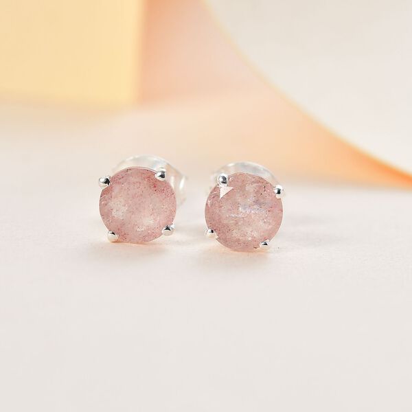 Kirschquarz Ohrringe, ca. 1,68 ct. image number 2