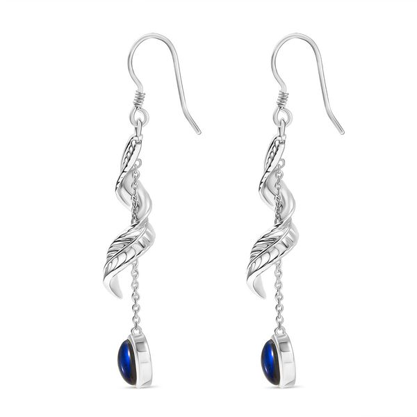 D'Joy AAA Labradorit Ohrringe 925 Silber rhodiniert ca. 4.22 ct image number 4