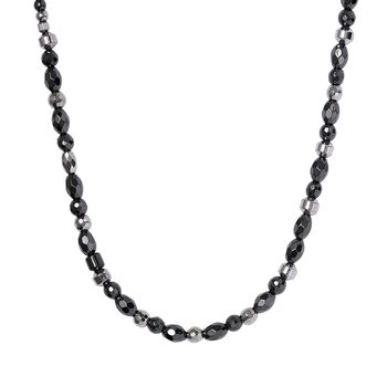 H&auml;matit Halskette ca. 50 cm Messing platiniert ca. 155.00 ct