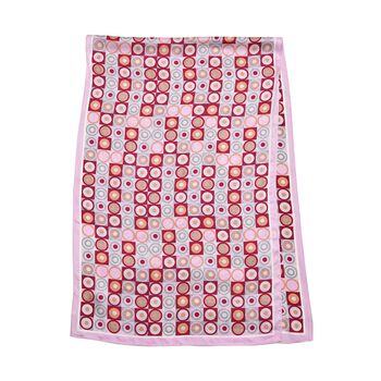 LA MAREY 100% Maulbeeren-Seidenschal, Satin, Rosa