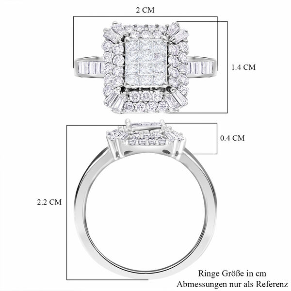 I1 GH SGL zertifizierter Diamant-Ring - 1 ct. image number 6