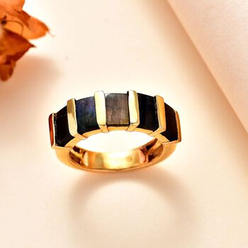 Labradorit Ring - 2,86 ct.