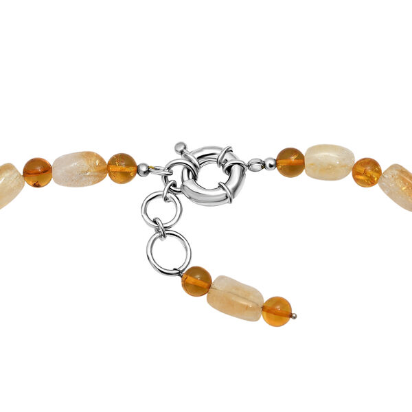 EverTrue Citrin und Bernstein 50cm Halskette image number 5