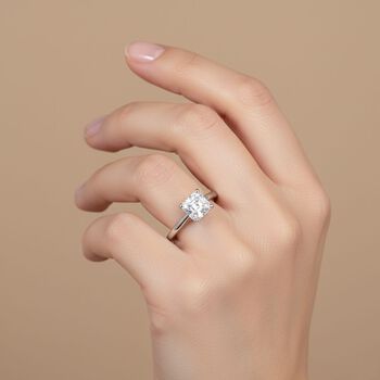 LUXURIANT IGI zertifizierter D/IF Labor Diamant Ring in 950 Platin - 1,03 ct.