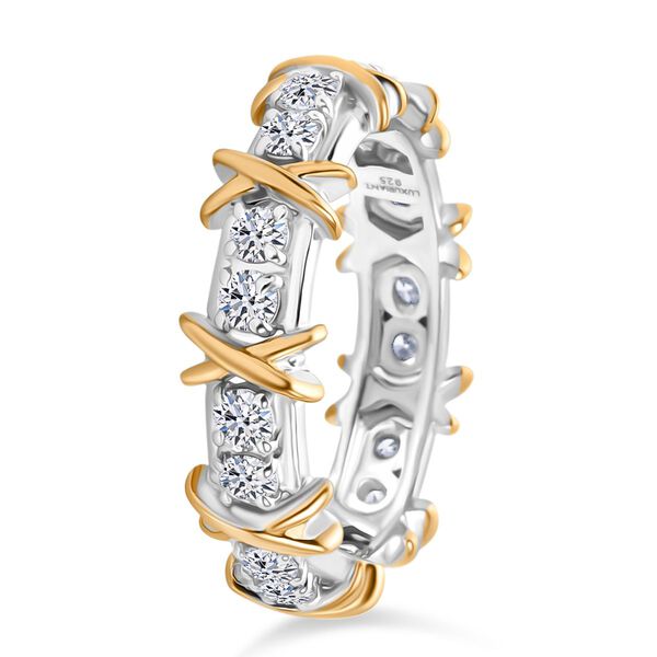 LUXURIANT VS-EF Labor Diamant zweifarbiger Ring - 1,01 ct. image number 5