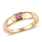 Rosa Turmalin Ring 925 Silber vergoldet  ca. 0,18 ct image number 3