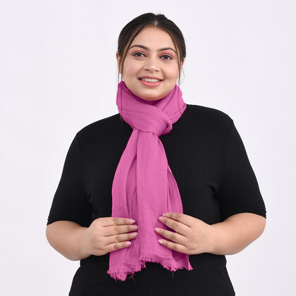 La Marey - Luxuri&ouml;ser und weicher Schal aus 100 % Kaschmirwolle, 70 x 195 cm, Rosa