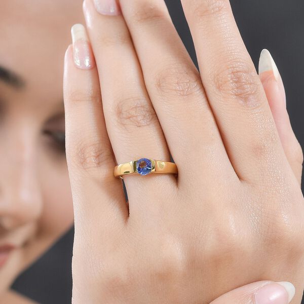 Tansanit Solit&auml;r Ring - 0,50 ct. image number 3