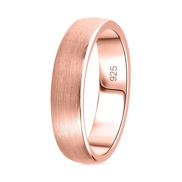 Bandring in 925 Silber mit Roségold Vermeil image number 5