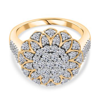LUXURIANT SGL zertifizierter SI-GH Labor Diamant Ring - 1,33 ct.