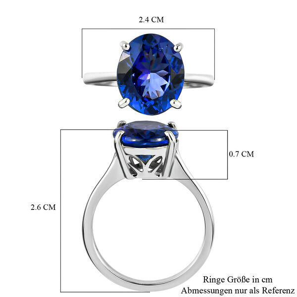 RHAPSODY - AAAA Tansanit Solit&auml;r-Ring, 950 Platin  ca. 5,01 ct image number 6