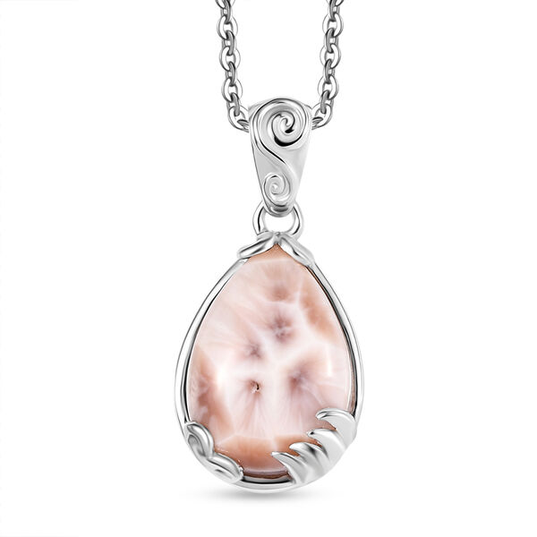 D’Joy AA Natrolith Anhänger mit 50cm Kette - 5,81 ct. image number 0