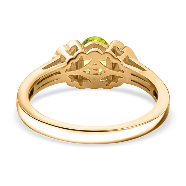 EverTrue Peridot und blauer Zirkonia Ring image number 6
