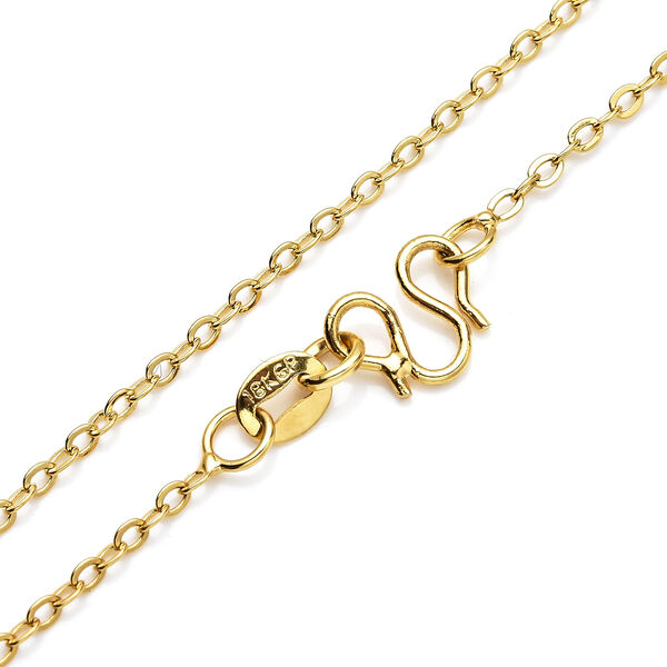 Weiße Zirkonia Schwan-Halskette, ca. 43 cm, goldfarben ca. 0,08 ct image number 6