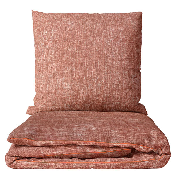 Bettw&auml;sche Set, 135x200cm, 80x80cm, Pfirsich image number 5