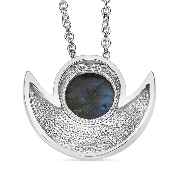 AAA Labradorit Anhänger mit 50cm Kette - 4,65 ct. image number 5