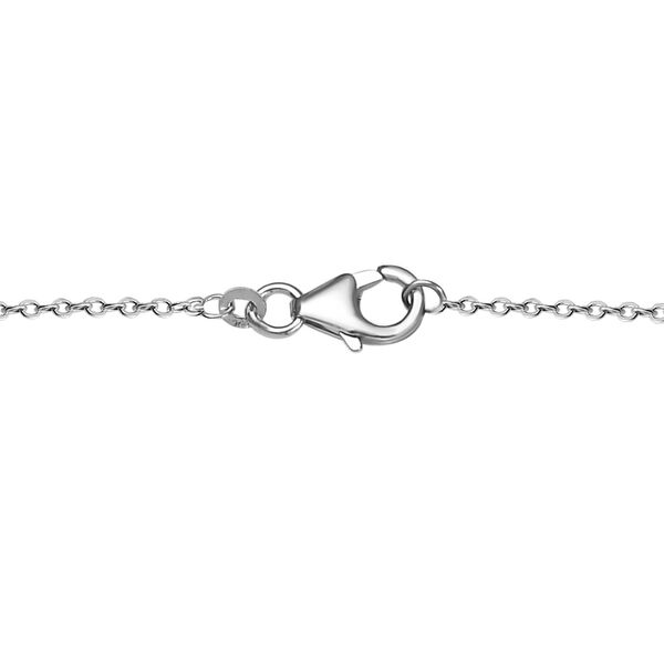 Tansanit Halskette ca. 45 cm 925 Silber rhodiniert ca. 3,76 ct. image number 3