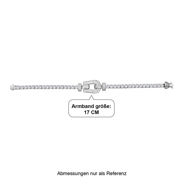 D'Joy Moissanit Armband ca. 18 cm 925 Silber Rhodiniert ca. 9,25 ct. image number 5